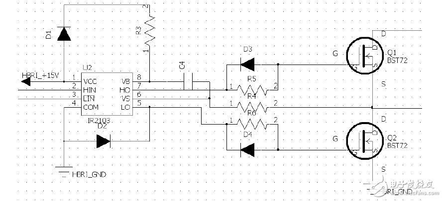 關(guān)于較大功率直流電機(jī)驅(qū)動(dòng)電路的分析和介紹