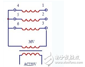 三相異步電動機繞組接線圖和首末端判斷方法圖解