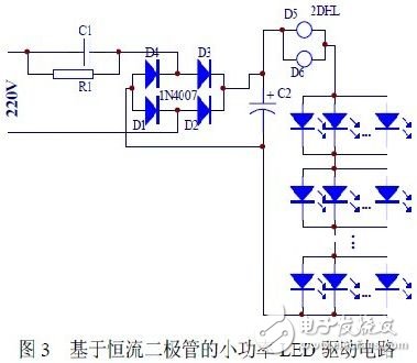 LED連接方式與恒流二極管的小功率LED驅(qū)動電路設(shè)計的詳細(xì)方法分析