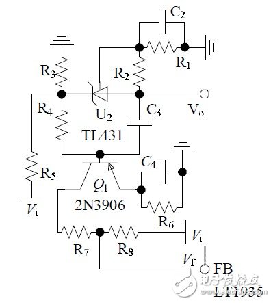 圖11 補償網絡硬件電路圖