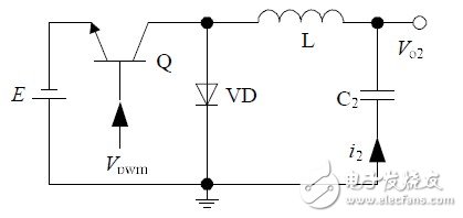 圖2 傳統(tǒng)的非隔離負(fù)電壓開關(guān)電源電路結(jié)構(gòu)2