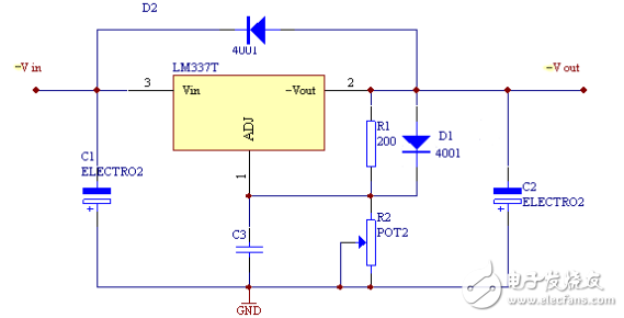 LM317穩壓器介紹、引腳圖、參數、工作原理及應用電路圖