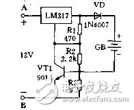 LM317穩壓器的限流保護電路