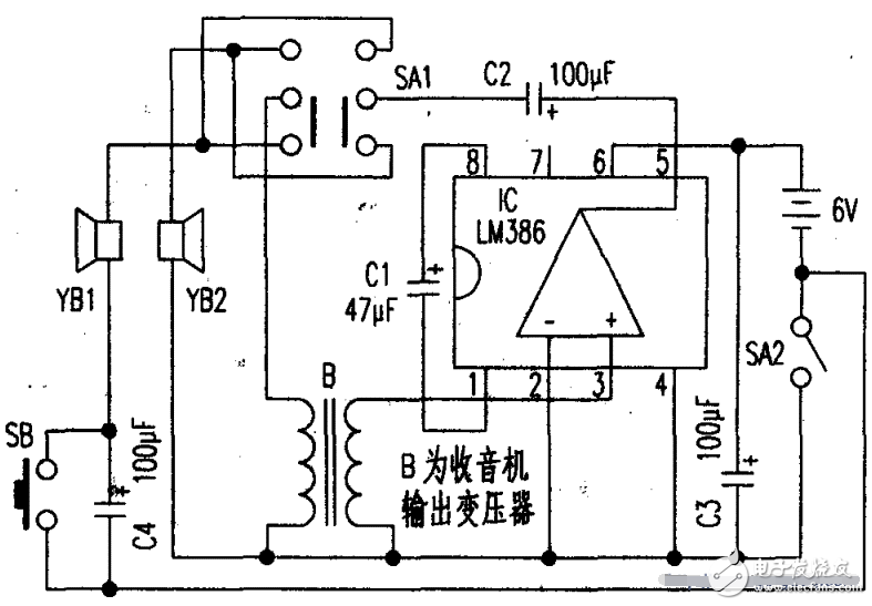 基于LM386的雙向呼叫有線對(duì)講電話的設(shè)計(jì)與實(shí)現(xiàn)