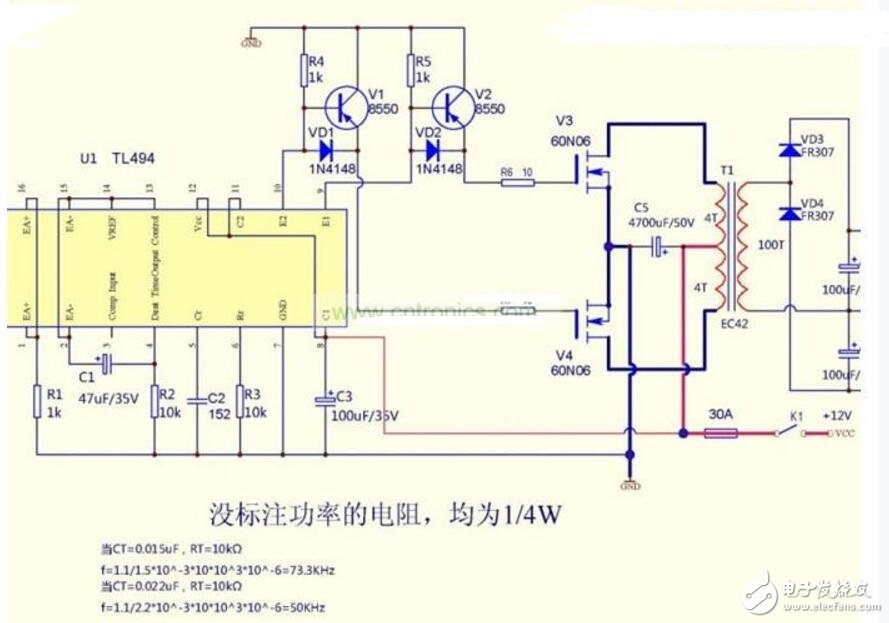 TL494在電動助力車控制中的應用