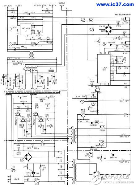 TL494實(shí)現(xiàn)單回路控制器及引腳功能詳解