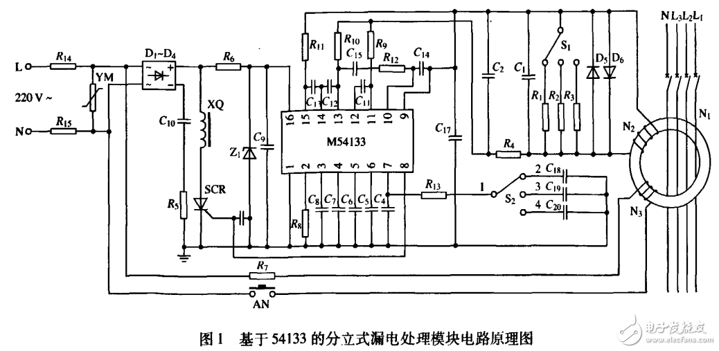 基于單片機(jī)的分立式漏電斷路器漏電保護(hù)實(shí)現(xiàn)方法