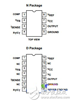 開關電源uc2844中文資料詳細(uc2844引腳功能_工作原理_應用電路)