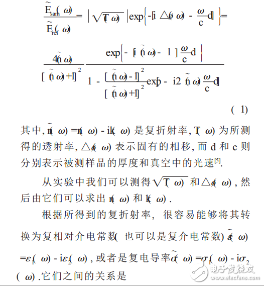 太赫茲時域光譜技術原理分析