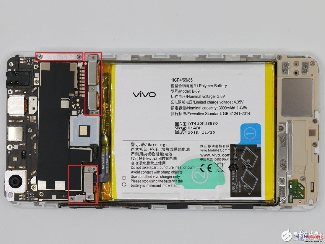 vivo X6 Plus完全拆解 超強音效芯片