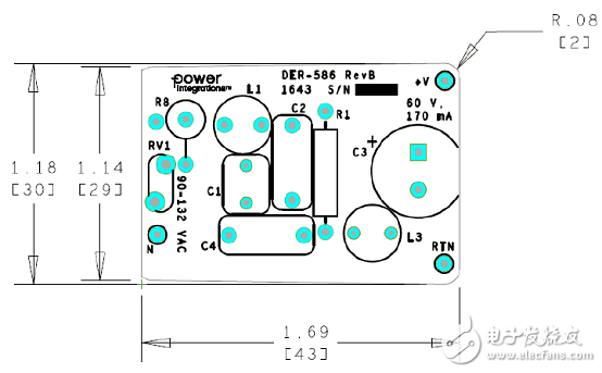 [原創] PowerIntLYT7503D10W調光LED驅動器參考設計DER586