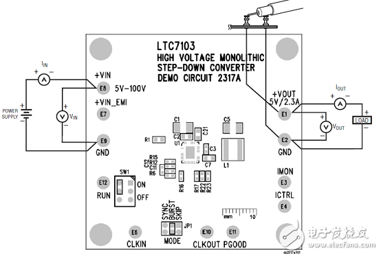 [原創] Linear LTC7103 105V 2.3A低EMI降壓穩壓器解決方案