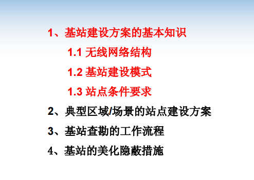 無線基站建設