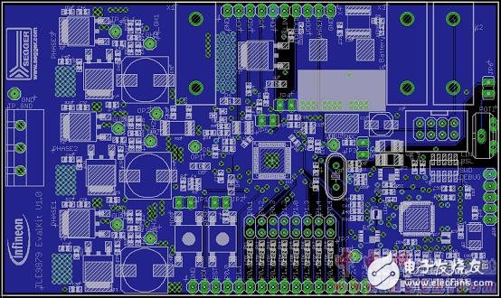 Infineon TLE9879單片汽車三相電機驅(qū)動方案