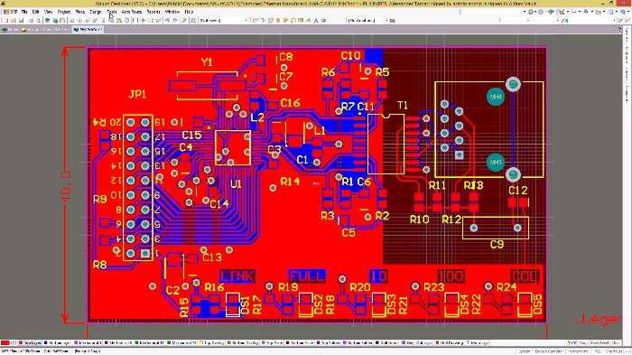 PCB設計交叉選擇元件布局