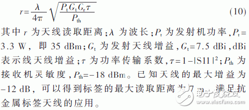 設(shè)計(jì)應(yīng)用超高頻（UHF）的小型無源屬射頻識別（RFID）電子標(biāo)簽天線