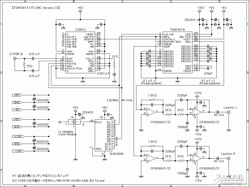 經典膽機線路圖集日本TDA1541A DAC V2.GIF