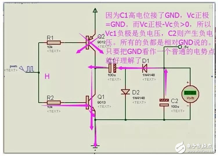 單片機電子電路中常用的兩種負壓產生電路解析